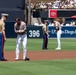 San Diego Padres flyover and Salute to Service