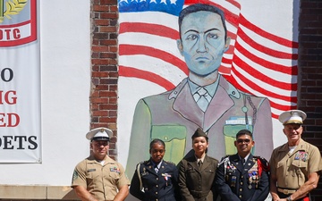 Marine Corps Deputy Commandant for Manpower and Reserve Affairs Visits Recruiting Station Tampa on Inchon 75th Anniversary