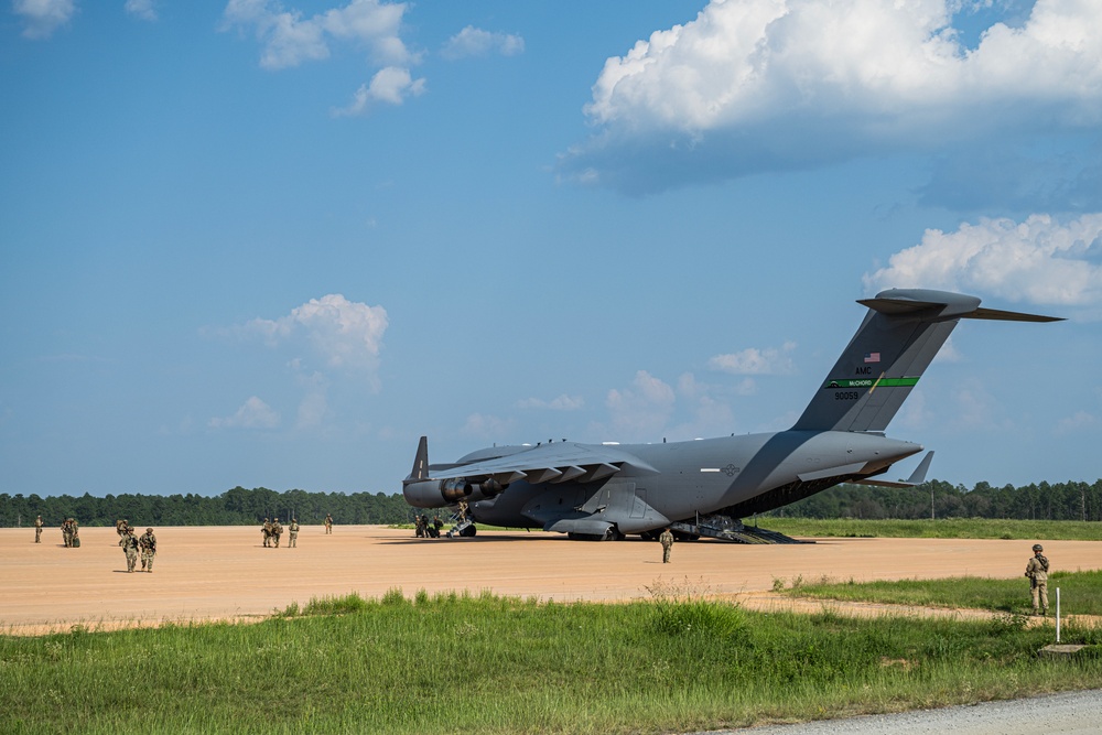 721st CRE Airfield Assessment Team Arrives at Geronimo LZ