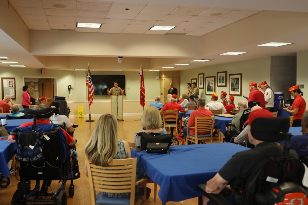 Marine Corps Deputy Commandant for Manpower and Reserve Affairs Visits Recruiting Station Tampa on Inchon 75th Anniversary