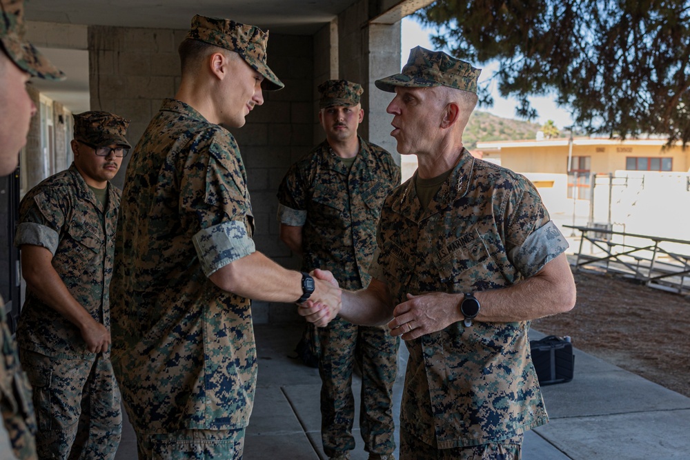 I MEF leadership participate in self-help in support of OCS III