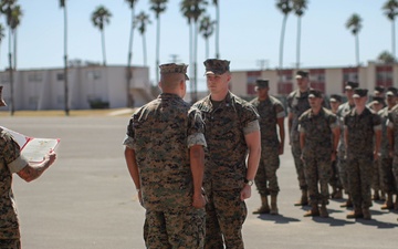Capt. Burger Awarded Navy and Marine Corps Commendation Medal