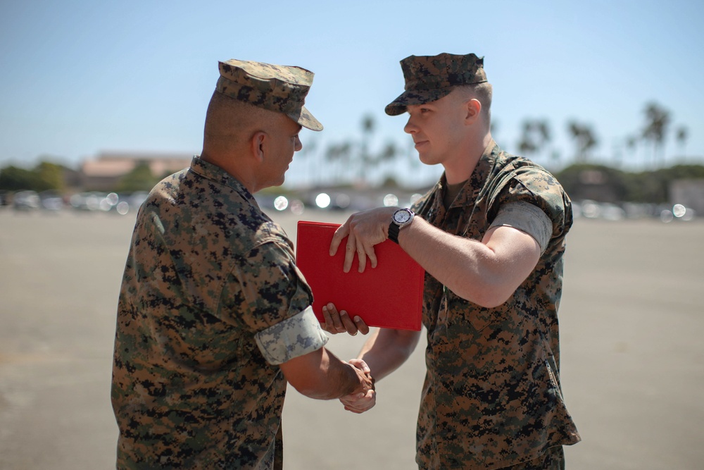 Capt. Burger Awarded Navy and Marine Corps Commendation Medal