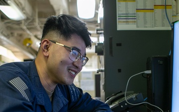 USS Tripoli Personnel Processing Paperwork