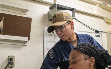 USS Tripoli Personnel Processing Paperwork