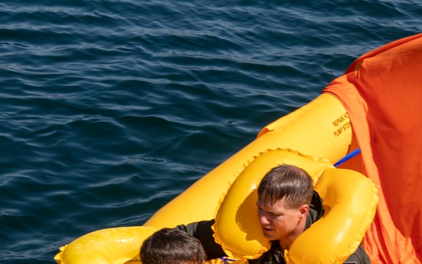 U.S. Marines conduct open ocean rescue operations during Rescue Flag 25-2