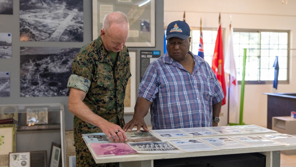 COMMARFORPAC in Palau: KLE with Governor of Palau