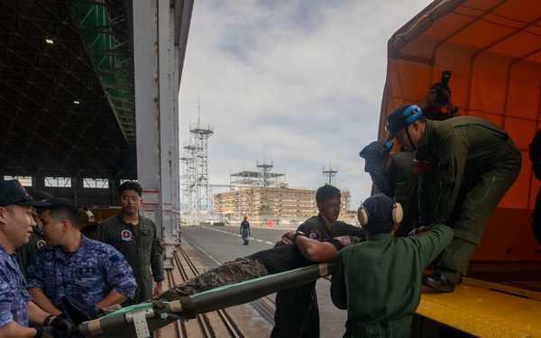 U.S. Marines perform rescue operations during Rescue Flag 25-2