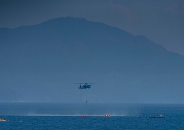 U.S. Marines demonstrate search and rescue capabilities during Rescue Flag 25-2