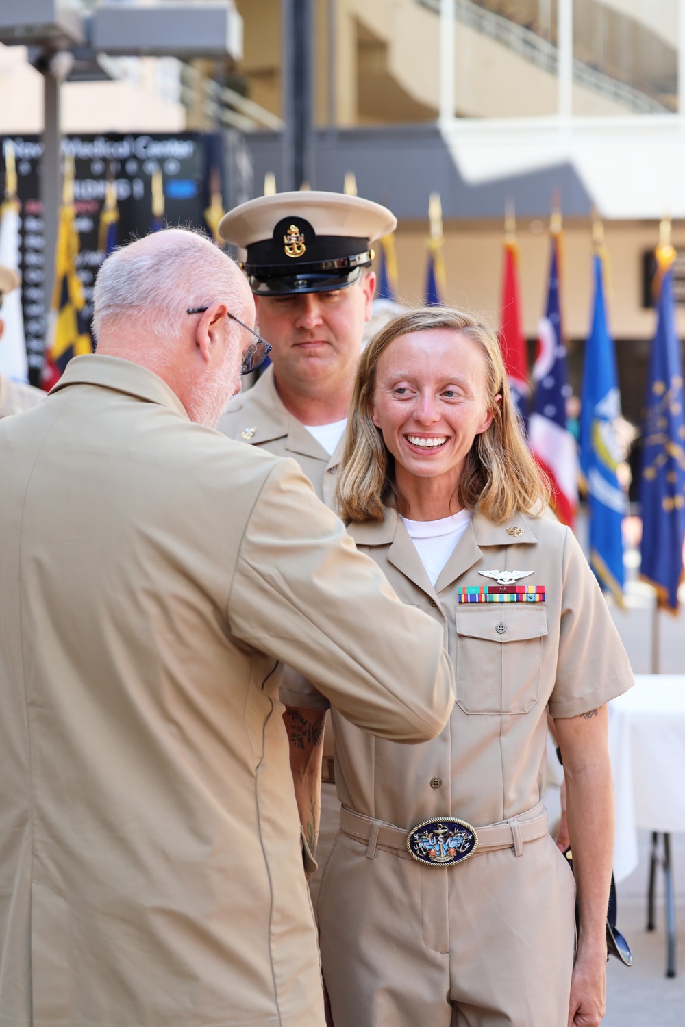 NMFP Flag Writer Promoted to Chief Petty Officer