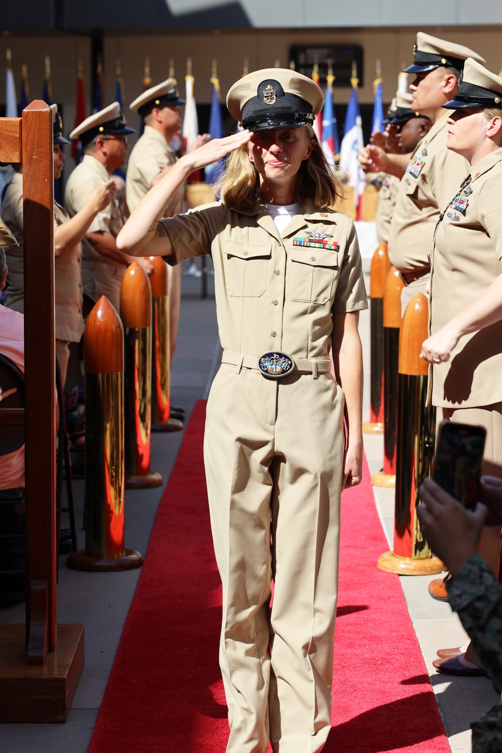NMFP Flag Writer Promoted to Chief Petty Officer