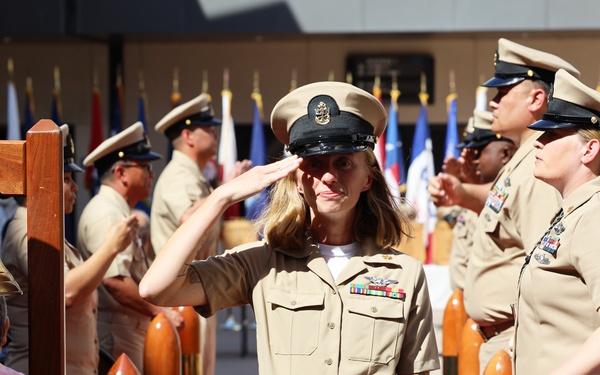 NMFP Flag Writer Promoted to Chief Petty Officer