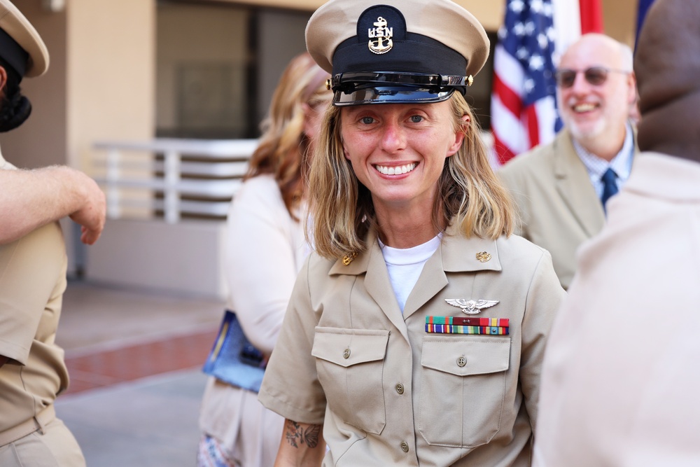 NMFP Flag Writer Promoted to Chief Petty Officer