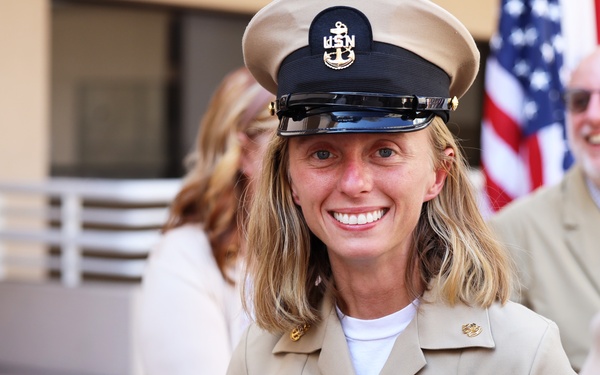 NMFP Flag Writer Promoted to Chief Petty Officer