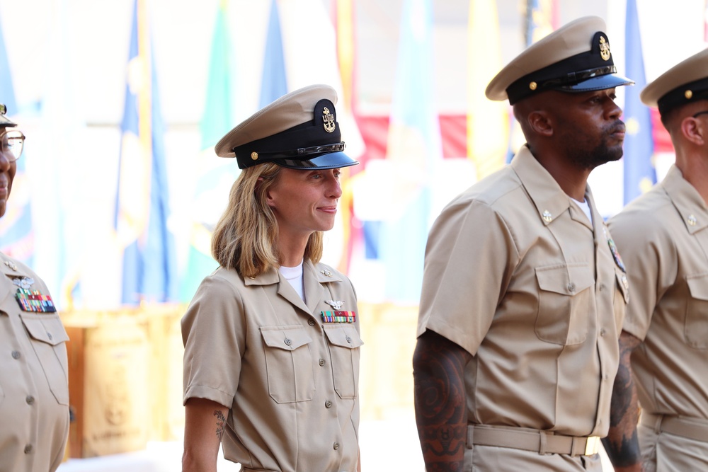 NMFP Flag Writer Promoted to Chief Petty Officer
