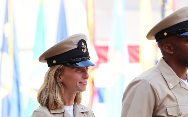NMFP Flag Writer Promoted to Chief Petty Officer