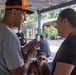 U.S. Marines with CLB-1, MRF-D 25.3 have barbeque with St. Vincent de Paul Society