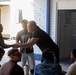U.S. Marines with CLB-1, MRF-D 25.3 have barbeque with St. Vincent de Paul Society
