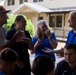 U.S. Marines with CLB-1, MRF-D 25.3 have barbeque with St. Vincent de Paul Society