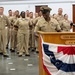 U.S. Pacific Fleet Master Chief Don Davis delivers remarks during the CPO pinning ceremony at RTC Great Lakes