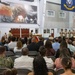 U.S. Pacific Fleet Master Chief Don Davis delivers remarks during the CPO pinning ceremony at RTC Great Lakes