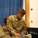 U.S. Soldiers practice skills learned during an Advanced Life Support Course