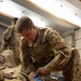U.S. Soldiers practice skills learned during an Advanced Life Support Course