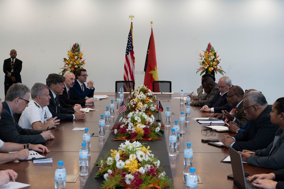 USINDOPACOM Commander celebrates PNG’s 50th Independence Day, breaks ground for Fuel Storage Facility
