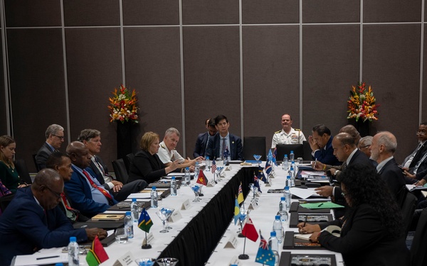 USINDOPACOM Commander celebrates PNG’s 50th Independence Day, breaks ground for Fuel Storage Facility