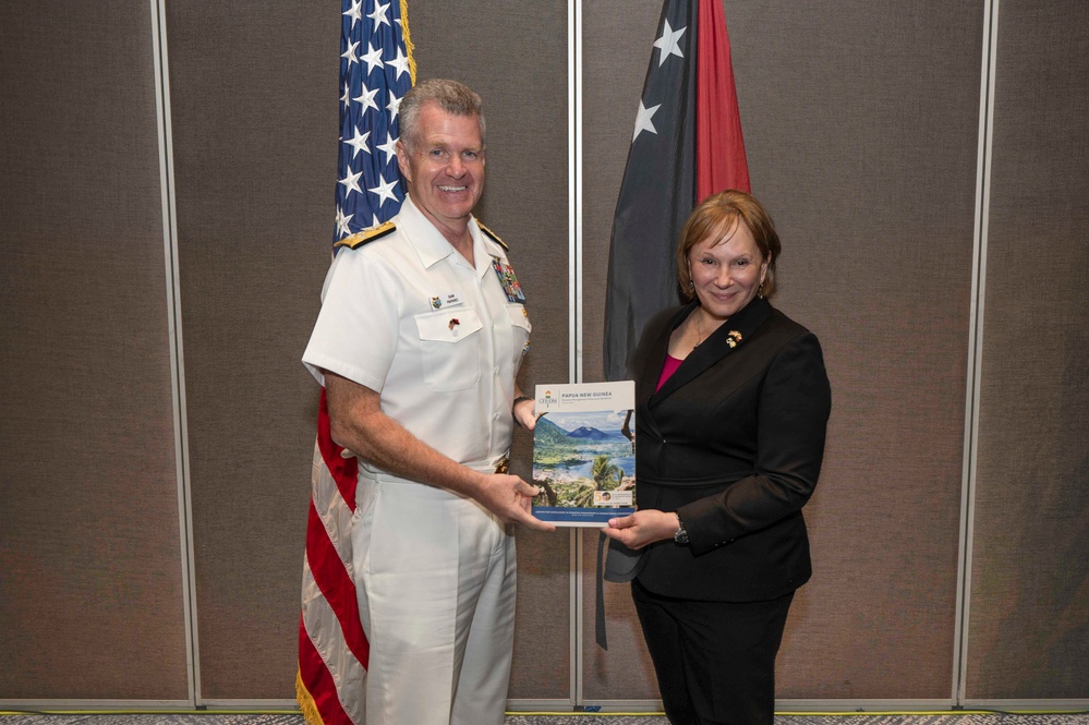 USINDOPACOM Commander celebrates PNG’s 50th Independence Day, breaks ground for Fuel Storage Facility