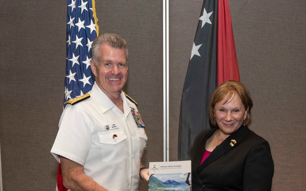 USINDOPACOM Commander celebrates PNG’s 50th Independence Day, breaks ground for Fuel Storage Facility