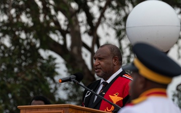 USINDOPACOM Commander celebrates PNG’s 50th Independence Day, breaks ground for Fuel Storage Facility