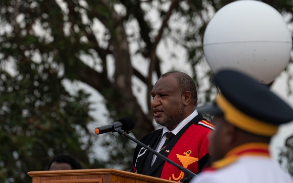 USINDOPACOM Commander celebrates PNG’s 50th Independence Day, breaks ground for Fuel Storage Facility