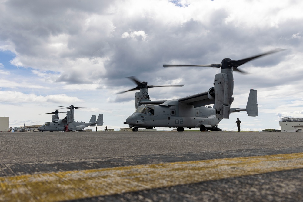 U.S. Marines conduct rescue operations during Rescue Flag 25-2