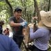 Defense POW/MIA Accounting Agency conduct dry screening as a part of recovery efforts in the jungles of Vietnam