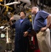MSC Leadership Visit USS Mount Whitney (LCC 20)