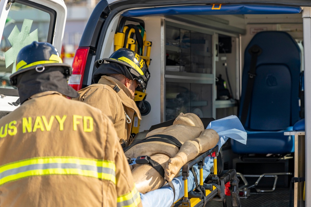 NSA Souda Bay ARFF Exercise