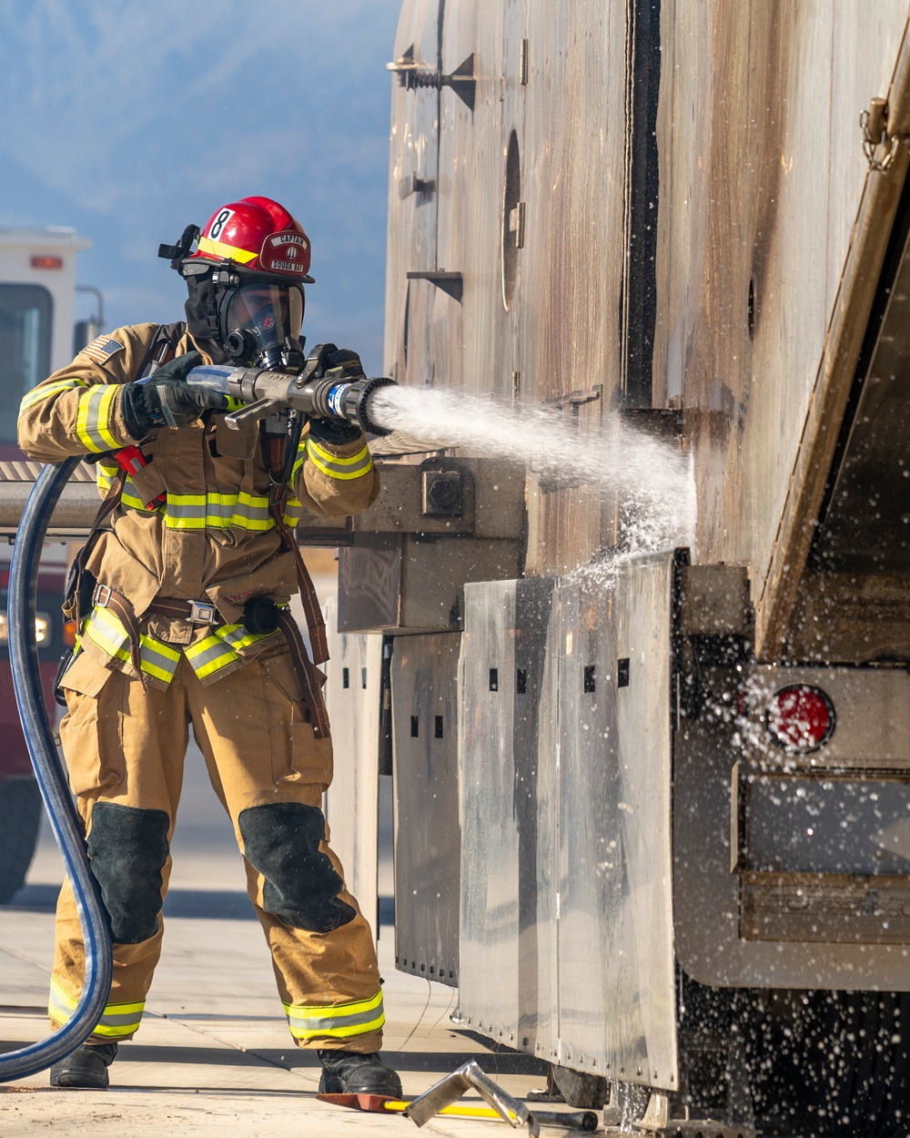 NSA Souda Bay ARFF Exercise