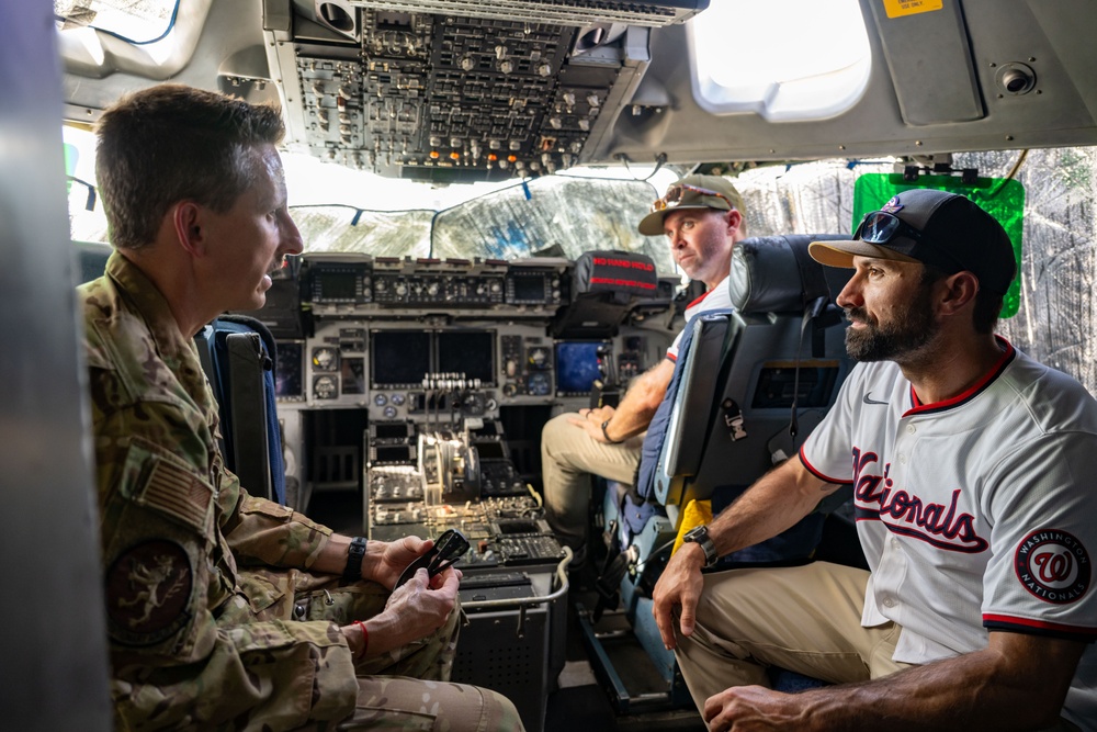 From the diamond to the desert: Nationals visit 379th AEW