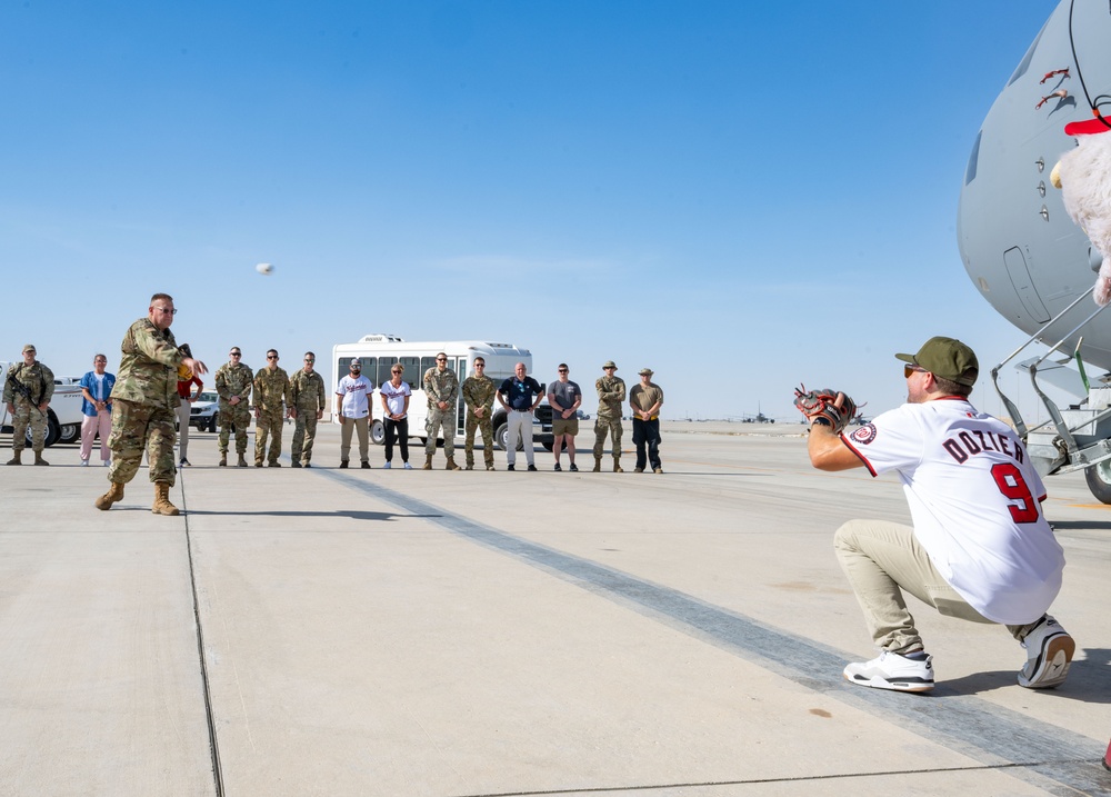 From the diamond to the desert: Nationals visit 379th AEW