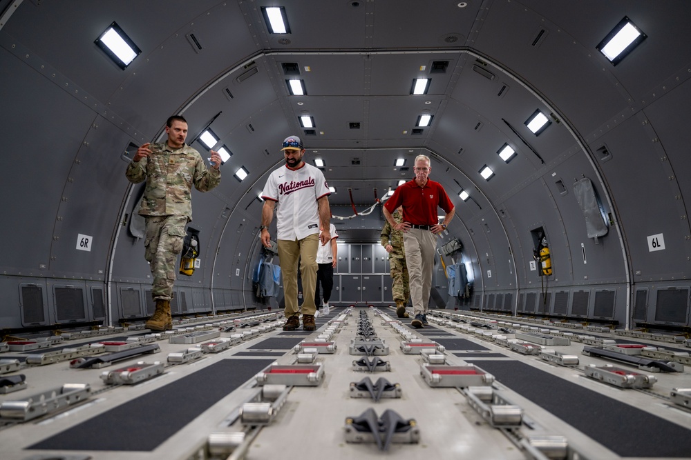 From the diamond to the desert: Nationals visit 379th AEW