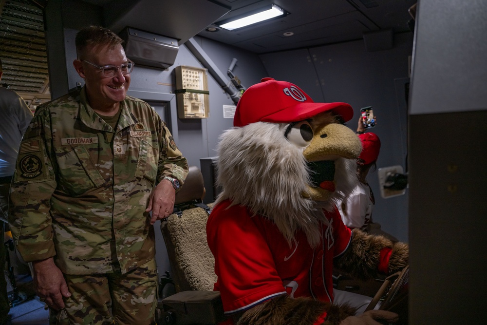 From the diamond to the desert: Nationals visit 379th AEW