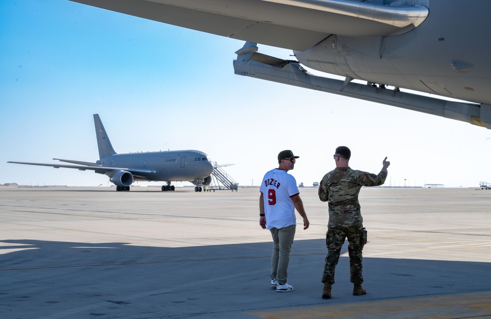 From the diamond to the desert: Nationals visit 379th AEW