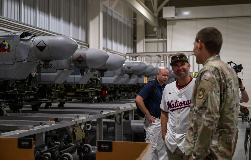 From the diamond to the desert: Nationals visit 379th AEW