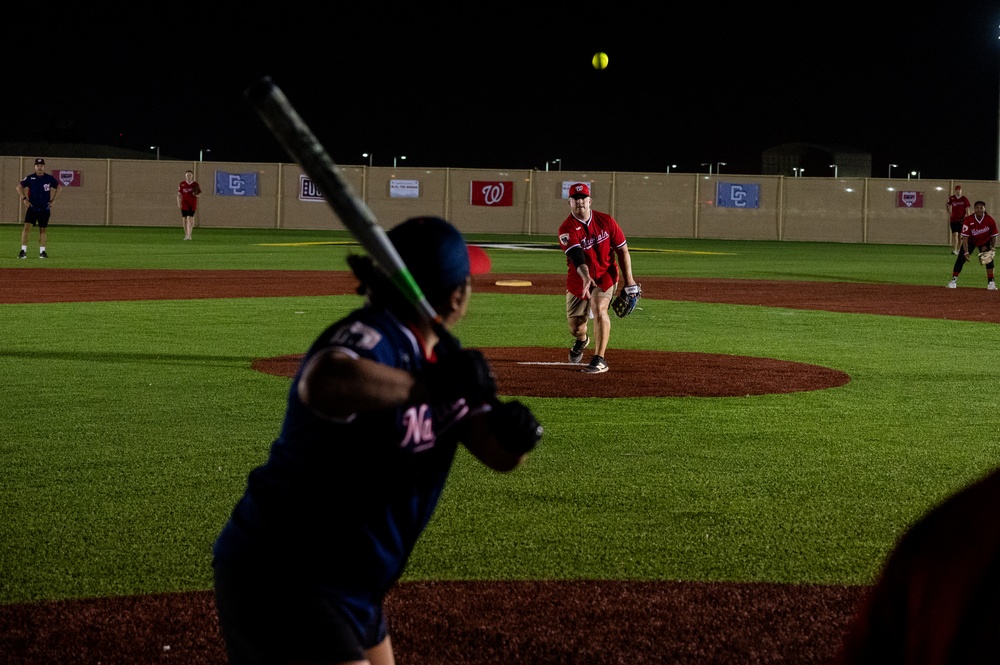From the diamond to the desert: Nationals visit 379th AEW