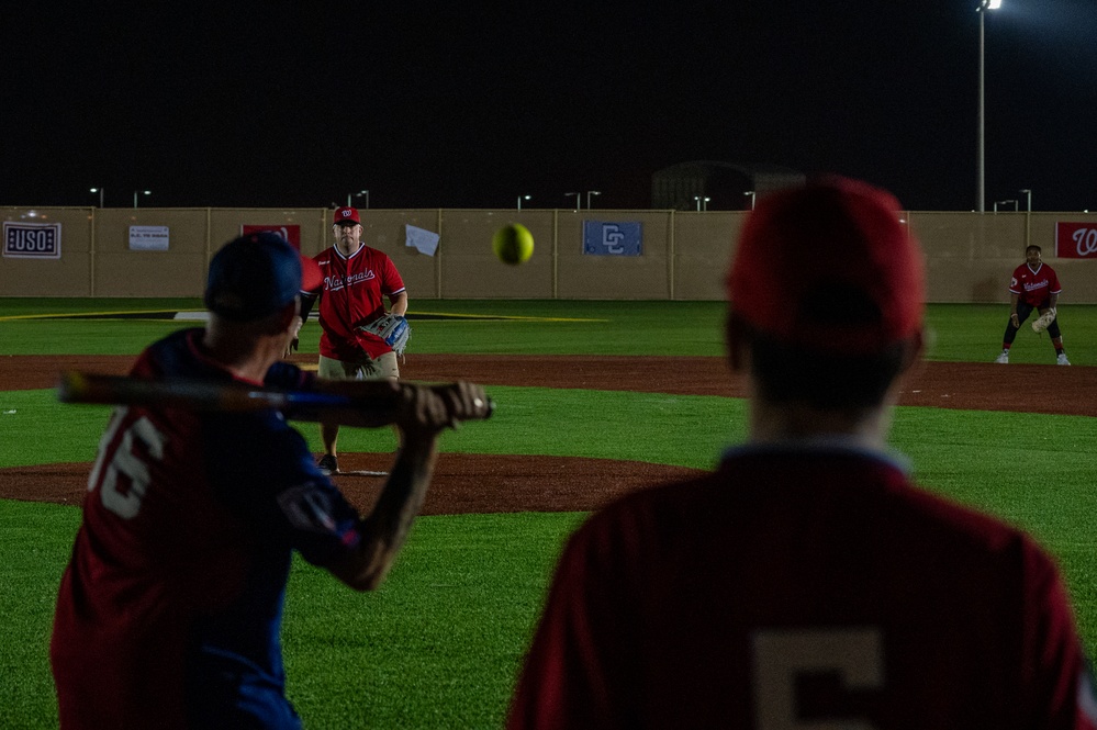 From the diamond to the desert: Nationals visit 379th AEW