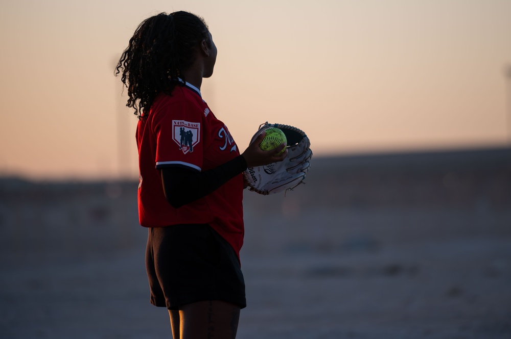 From the diamond to the desert: Nationals visit 379th AEW