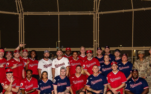 From the diamond to the desert: Nationals visit 379th AEW