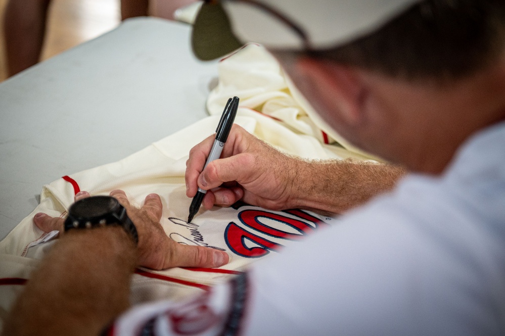 From the diamond to the desert: Nationals visit 379th AEW
