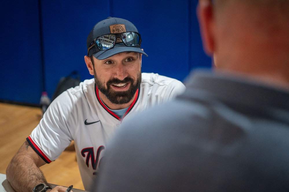 From the diamond to the desert: Nationals visit 379th AEW